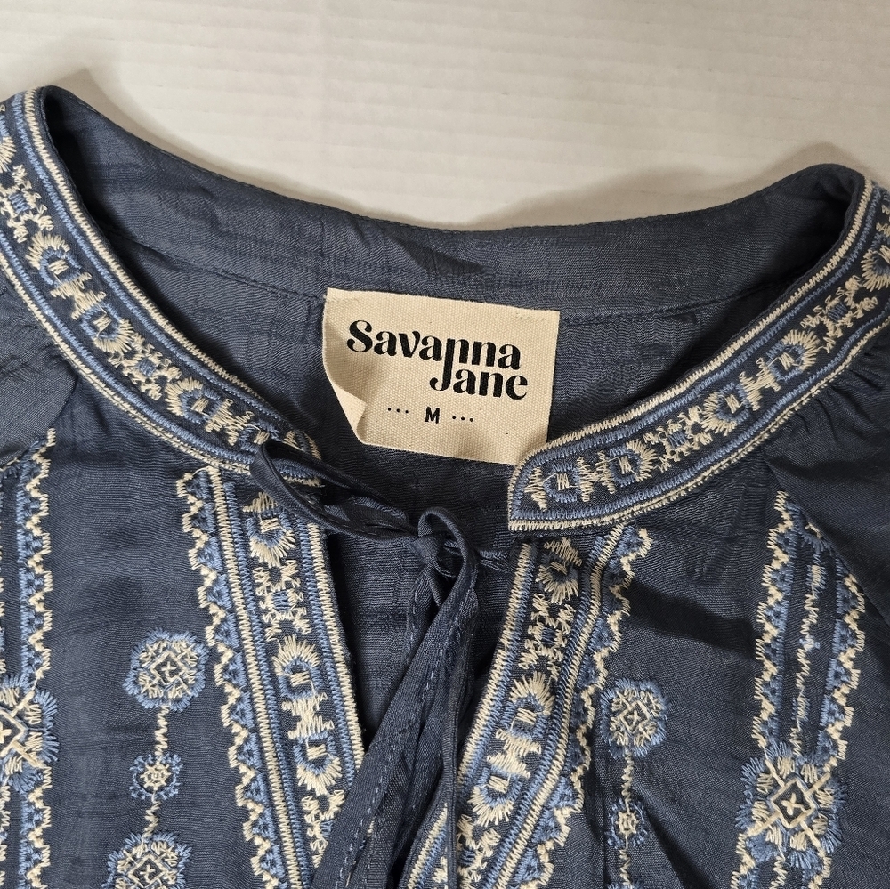 Savanna Jane Embroidered Tunic - Picture 2 of 3